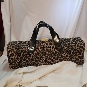 Leopard  14 inch purse